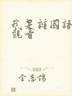 我是谁国语在线观看