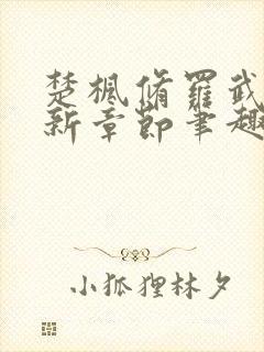 楚枫修罗武神最新章节笔趣阁