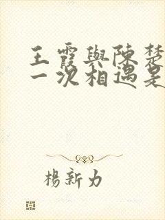 王霞与陈楚的第一次相遇是第几章