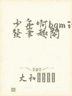 少年啊bgm理发笔趣阁封面