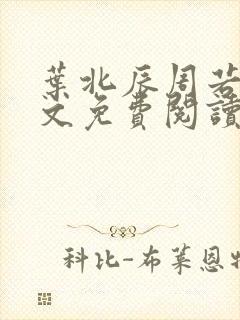 叶北辰周若妤全文免费阅读笔趣阁