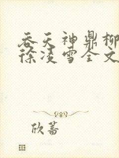 吞天神鼎柳无邪徐凌雪全文封面