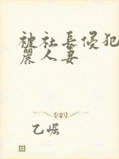 被社长侵犯的美丽人妻