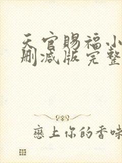 天官赐福小说未删减版完整版txt