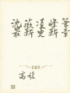 沈薇凌峰笔趣阁最新更新章节列表