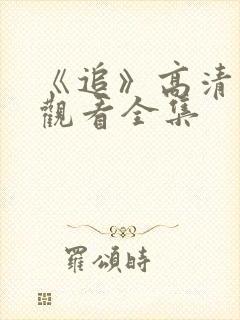 《追》高清免费观看全集