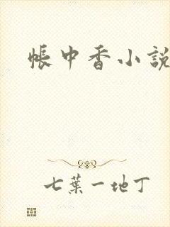 帐中香小说封面