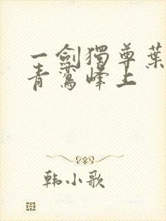 一剑独尊叶玄 青鸾峰上