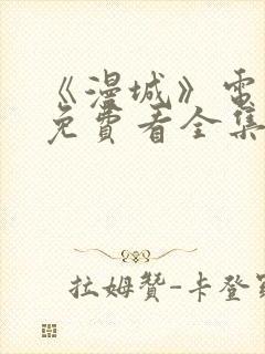 《漫城》电视剧免费看全集完整版封面