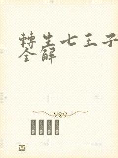 转生七王子魔法全解