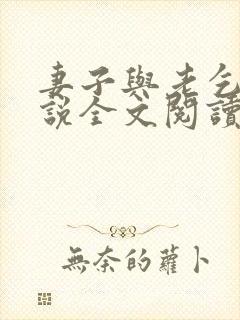 妻子与老乞丐小说全文阅读