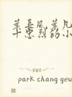 叶长风叶凡一门十忠烈的小说