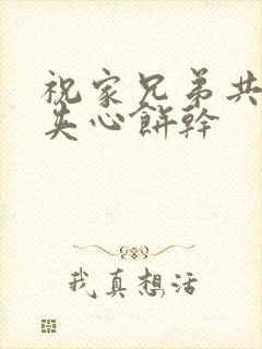 祝家兄弟共享后夹心饼干