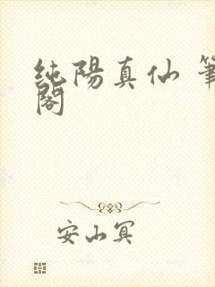纯阳真仙 笔趣阁