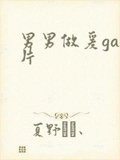 男男做爰gay片封面