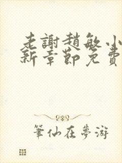 老谢赵敏小说最新章节免费阅读