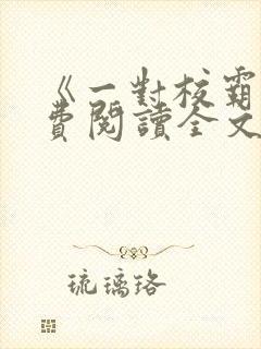 《一对校霸》免费阅读全文