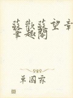 苏欢苏望章欢欲笔趣阁