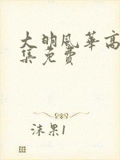 大明风华高清全集免费