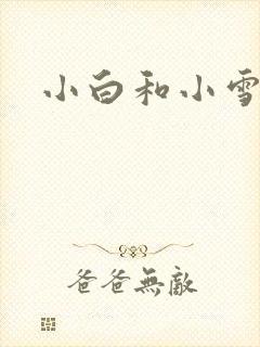 小白和小雪