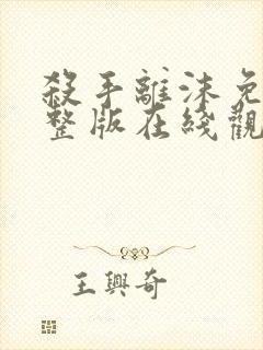 杀手离沫免费完整版在线观看