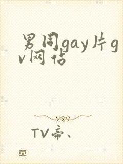 男同gay片gv网站封面