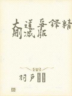 大道争锋精校无删减版