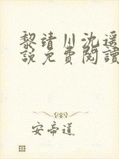 黎靖川沈遥初小说免费阅读最新章节