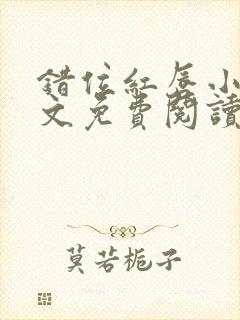 错位红唇小说全文免费阅读