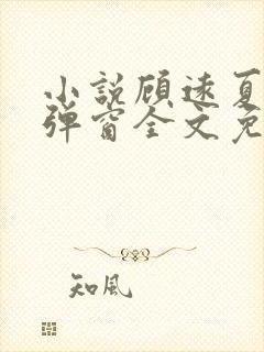 小说顾远夏婉无弹窗全文免费阅读封面