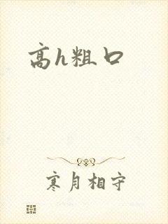 高h粗口