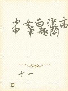 少女白洁高义王申 笔趣阁封面