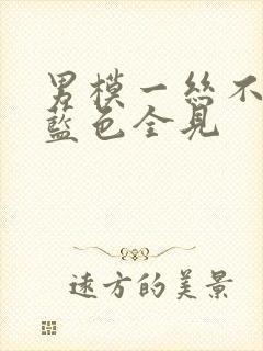 男模一丝不佳男蓝色全见