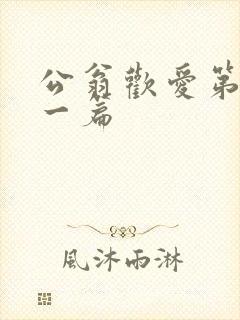 公翁欢爱第三十一篇