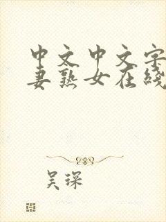 中文中文字幕人妻熟女在线