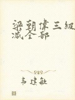 梁朝伟三级无删减全部