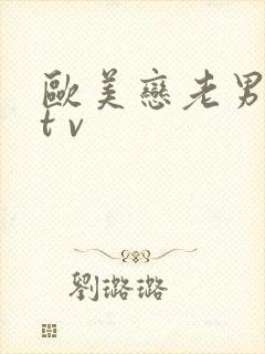欧美恋老男同性t v