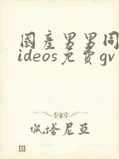 国产男男同志videos免费gv