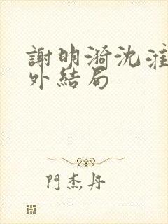 谢明漪沈淮舟番外结局