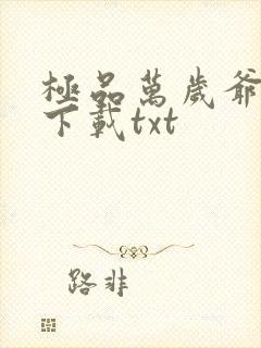 极品万岁爷小说下载txt