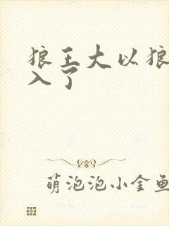 狼王大以狼身进入了