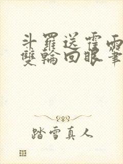 斗罗送霍雨浩一双轮回眼笔趣阁