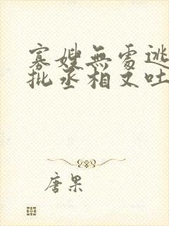 寡嫂无处逃,疯批丞相又吐血了封面