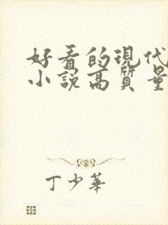 好看的现代言情小说高质量