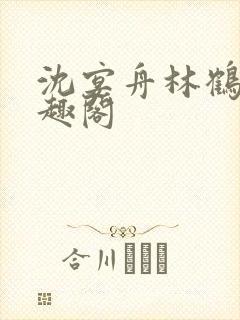 沈宴舟林鹤眠笔趣阁