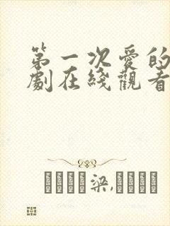 第一次爱的人韩剧在线观看全集免费高清封面