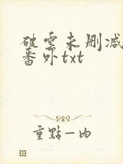 破云未删减全文番外txt封面