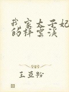 我家太子妃超凶的梓云溪