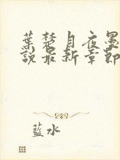 叶楚月夜墨寒小说最新章节完整版