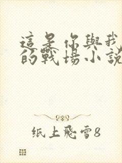 这是你与我最后的战场小说